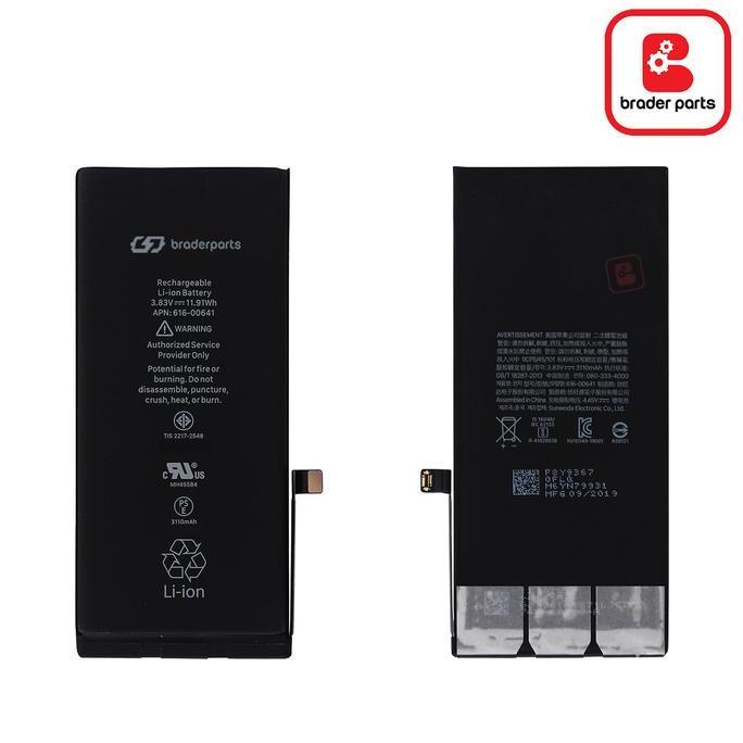 standardede - BraderParts Battery Baterai Batre Fits With iPhone 11 365 mAH