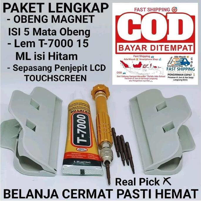 standardede - Set Alat Servis Serbaguna untuk Perangkat HP, Kacamata, dan Baut Kecil - Obeng Set Isi