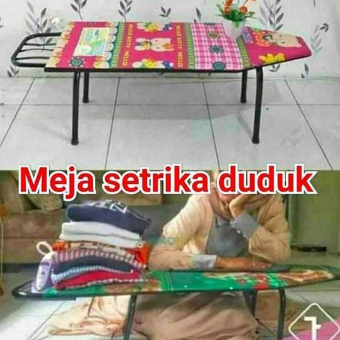 Meja Setrika Lipat/ Meja Setrika Duduk/ Meja Setrika Berdiri