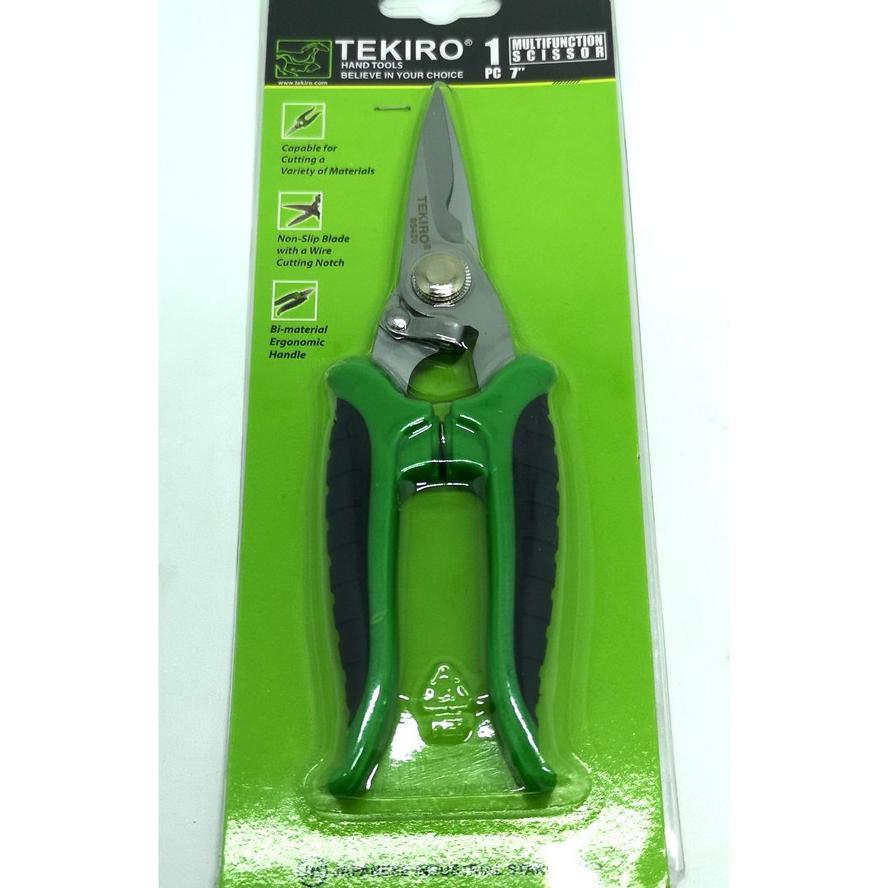 Tekiro Gunting Seng 7 Inch / Gunting Plat 7" Tekiro / Gunting Serbaguna 7" Tekiro