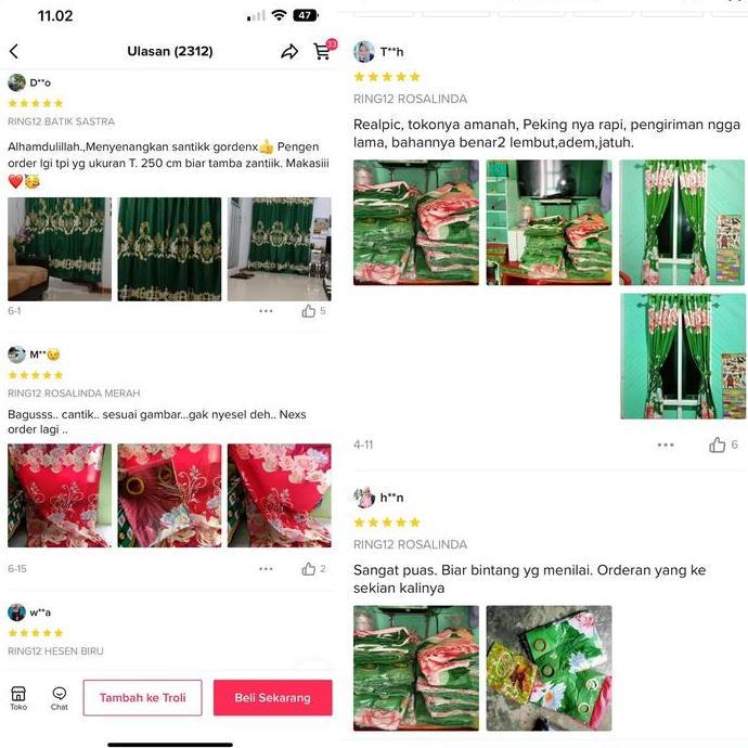 GORDEN RUANG TAMU - HORDENG RUANG TAMU MEWAH - KORDEN PINTU BLACKOUT MINIMALIS MOTIF BUNGA