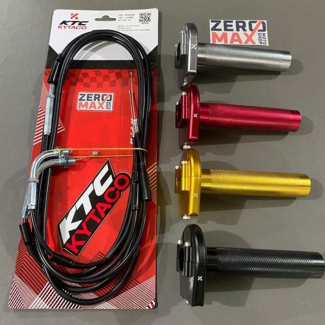 Gas Spontan KTC Kytaco 2 Kabel Gas CNC AT-102 All New NMAX 2020 2021