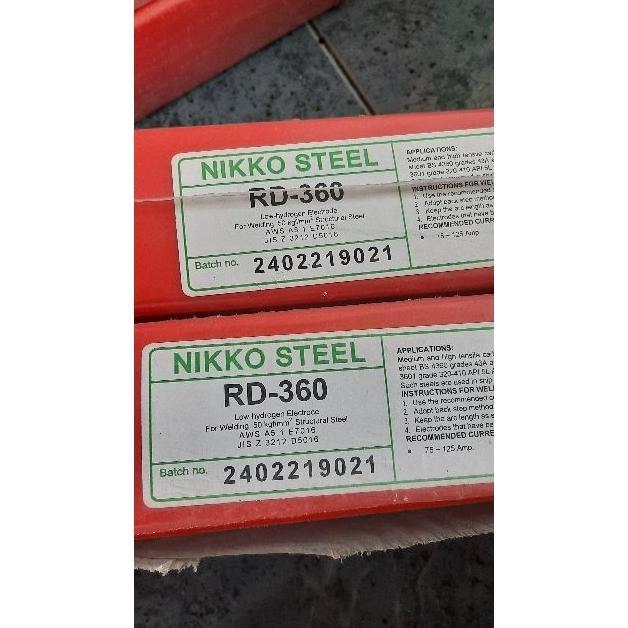 Kawat Las Nikko Steel Rd-360 Aws E7016 Size.3.2Mm