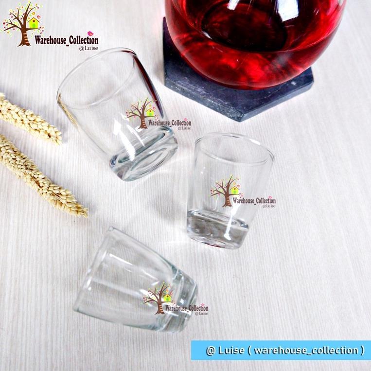 GELAS SLOKI / SHOT GLASS / SLOKI GLASS / ISI 3 BIJI