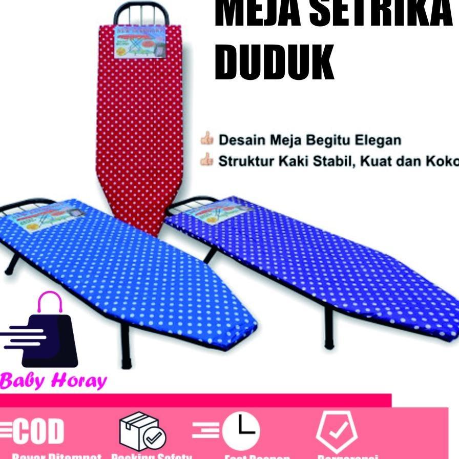 Meja Setrika Duduk / Meja Setrikaan Lesehan / Alas Setrika Duduk