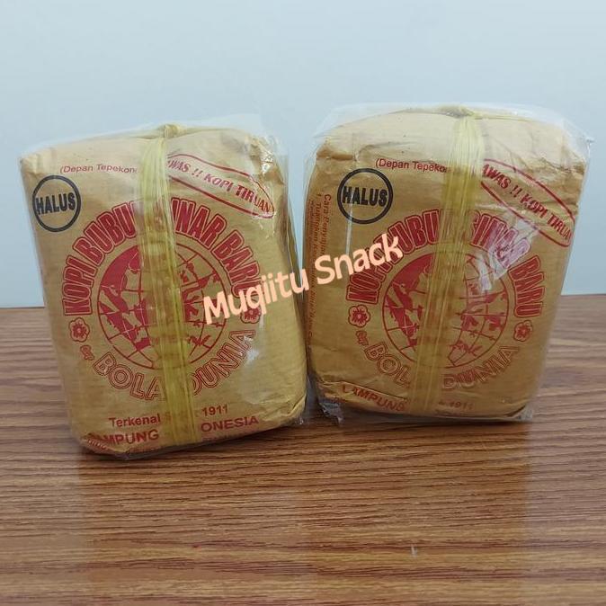 Kopi Cap Bola Dunia (Bubuk Halus) Asli Lampung - 250Gr