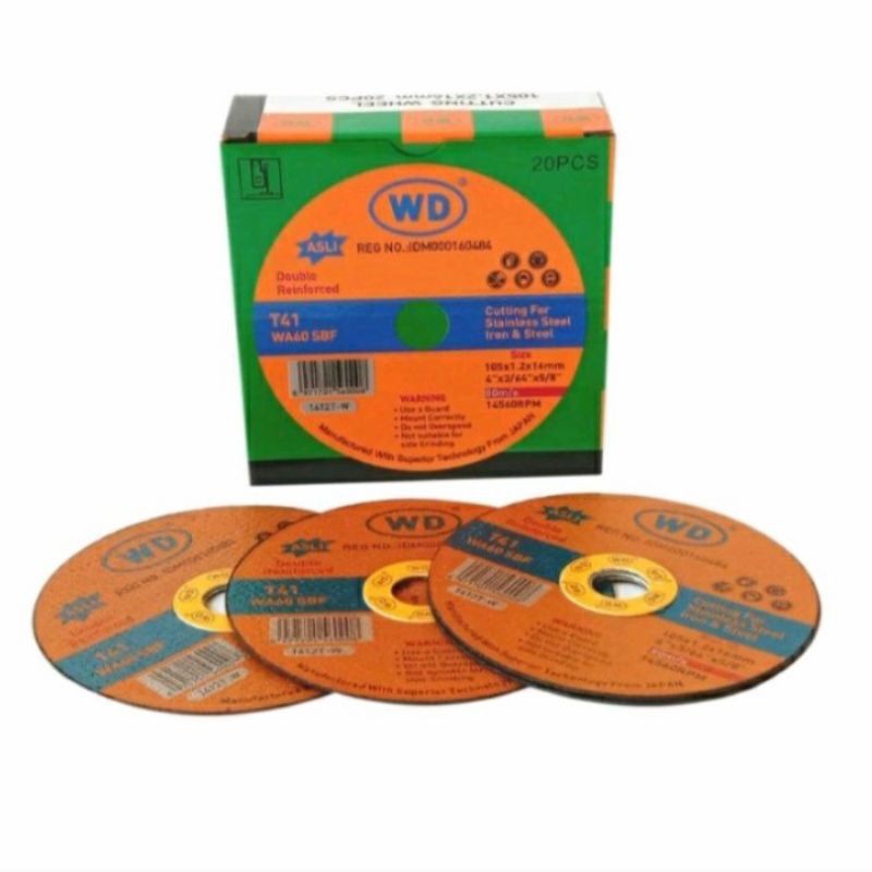Beji Potong Wd 4".Potong Besi Wd(Pack)