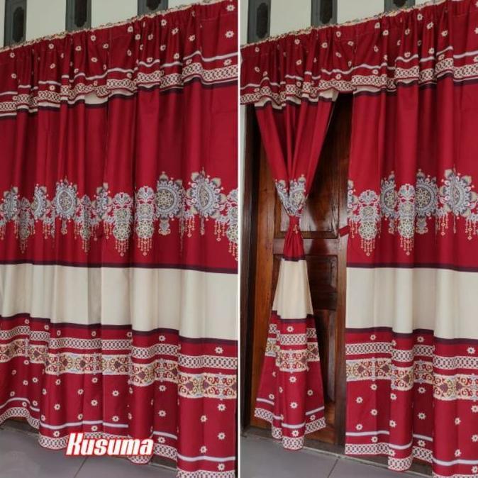 BL GORDEN PINTU KAMAR - KORDEN JENDELA RUANG TAMU - GORDEN JENDELA MODEL SERUT AMANDA Tali Hordeng