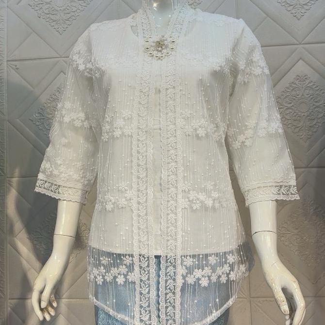 Kebaya katun organza polos