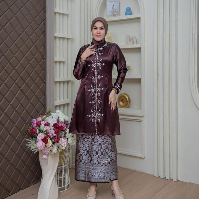 Setelan Baju Kurung Payet Malaysia / Baju kurung Malaysia Modern / Tunik Payet Malaysia / Baju kebay