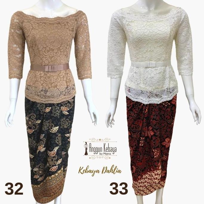 ANGGUN KEBAYA - Kebaya Dahlia | Kebaya Sabrina Brokat | Kebaya Wisuda
