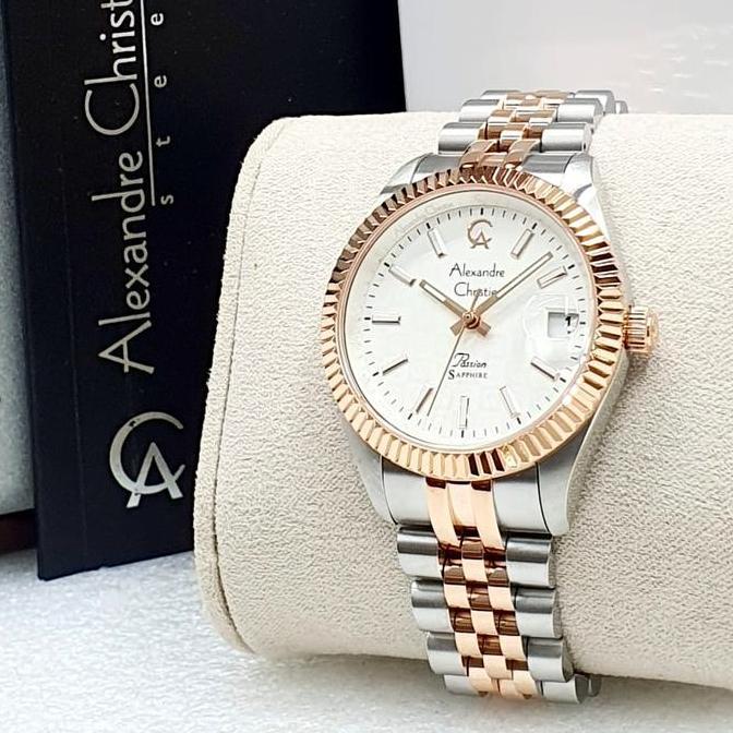 alexandre christie ac5013 jam tangan wanita alexandre christie tali stainless steel tahan air Kemewa