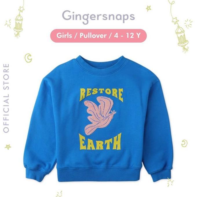 Raya Collection Gingersnaps Pullover - Jaket Anak Perempuan (Biru)