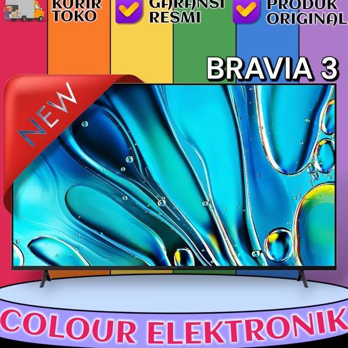 SONY BRAVIA 3 K65S30 GOOGLE TV 4K 65 inch | SONY K-65S30 | SONY GOOGLE TV 65 inch K 65S30