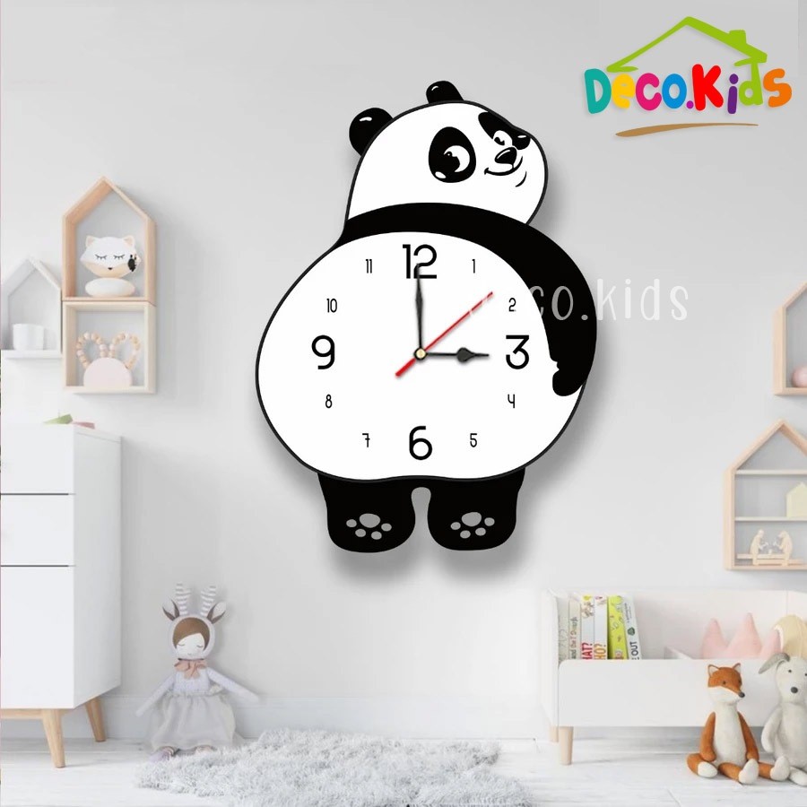 Deco.Kids Jam Dinding Panda
