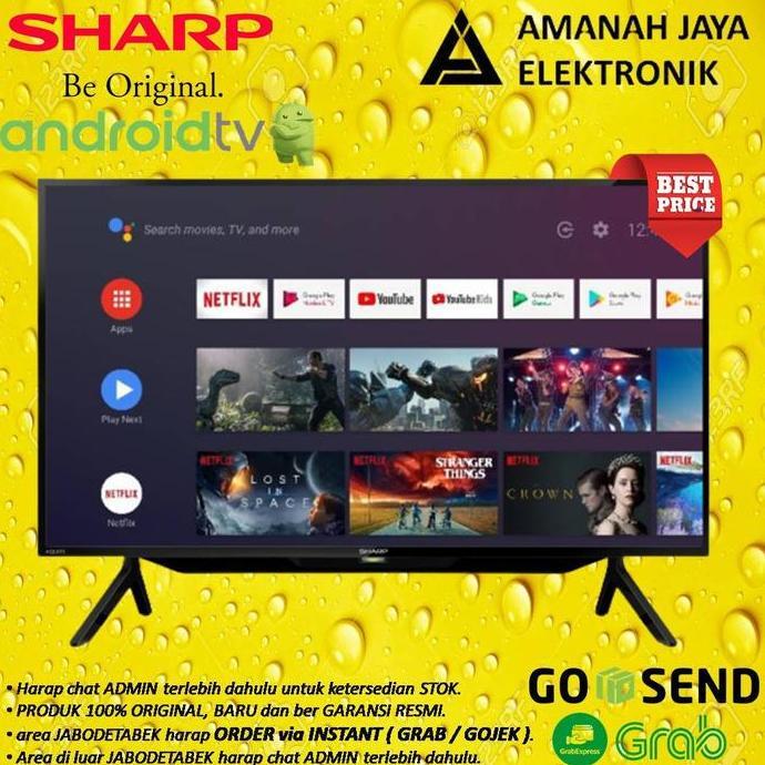 SHARP Android TV 32 Inch 2T-C32BG1i | 2TC32BG1i | 2TC32BG | 2T-C32BG