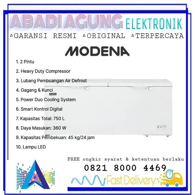 MODENA MD75W - CHEST FREEZER 750L MODENA MD 75 W