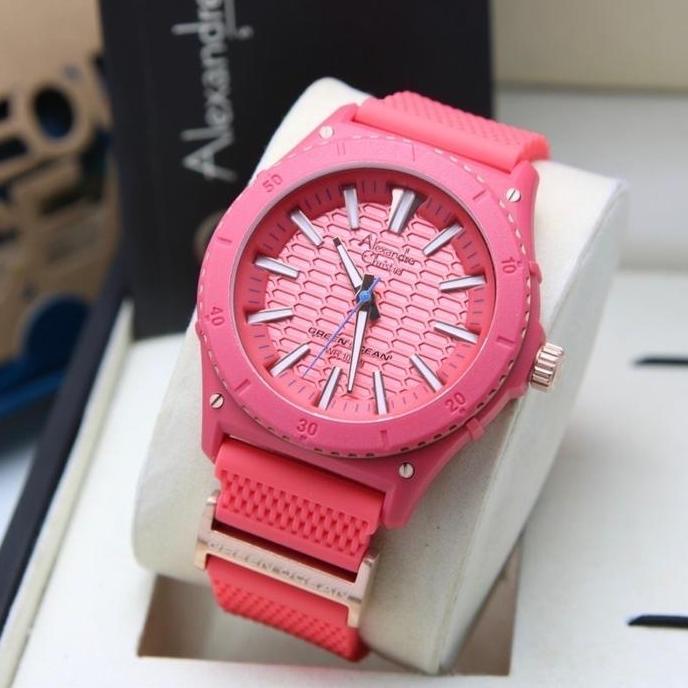 Jam Tangan Alexandre Christie 6584 AC6584 (ORINAL) Watches Rubber