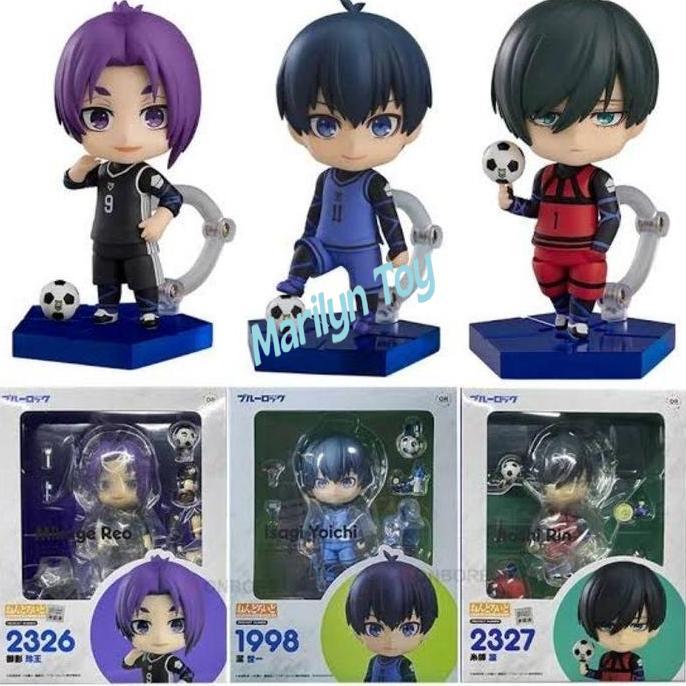 Nendoroid Blue Lock Action Figure Mikage Reo Rin Itoshi Isagi Yoichi Nendo Chibi 10Cm