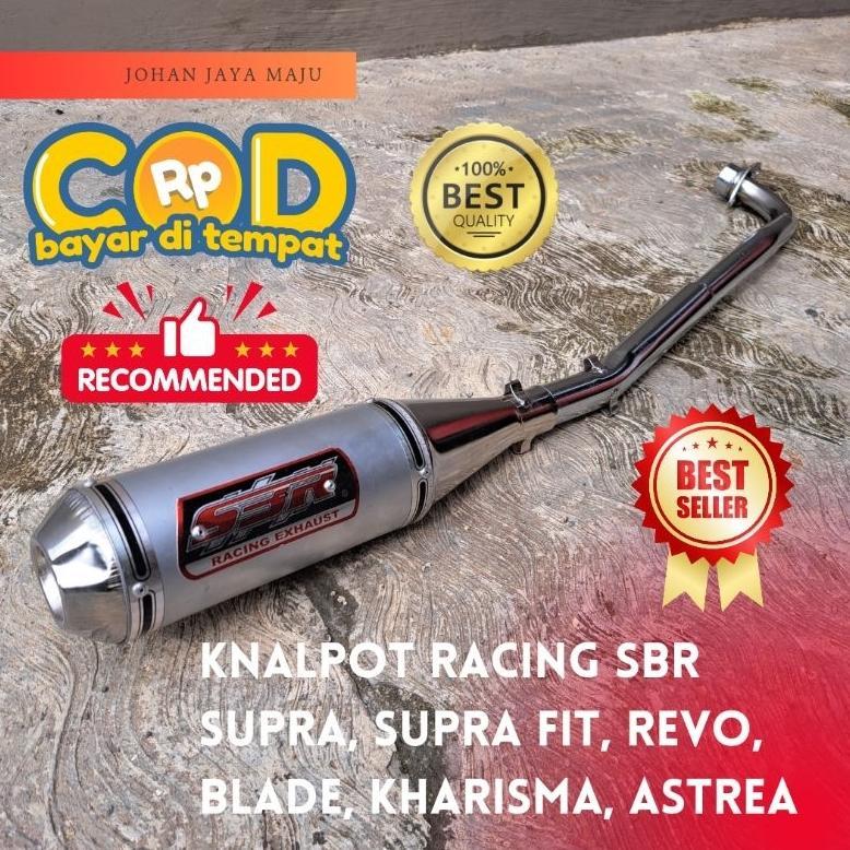 Termurah Knalpot Racing Sbr Supra Buat Motor Supra, Supra Fit, Revo, Blade, Kharisma, Astrea, Knalpo
