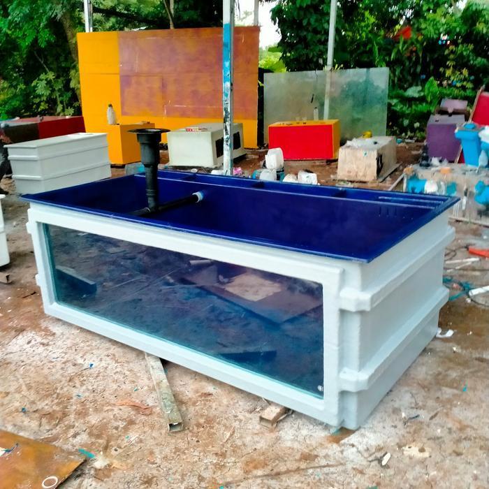 kolam fiber kaca + chmber