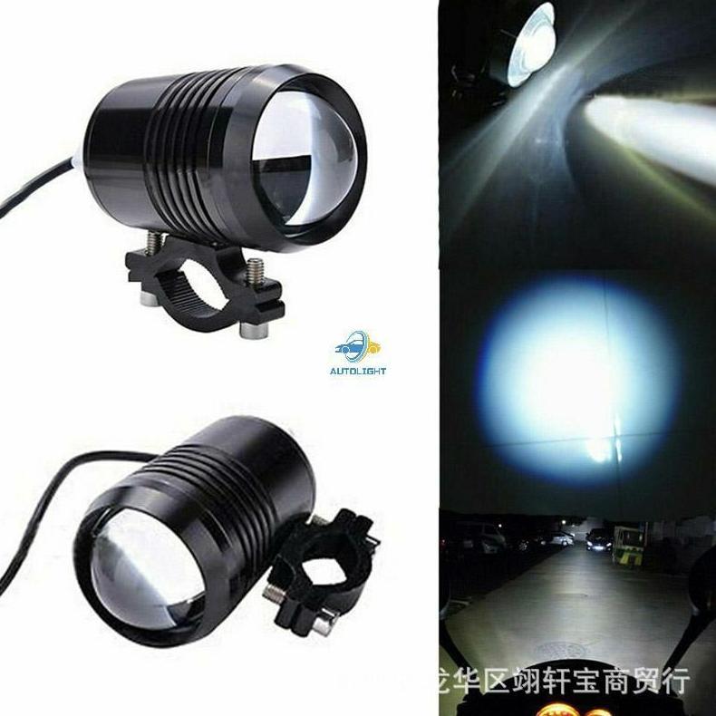 Disc Lampu Sorot Tembak Led Projie Projektor U1& U5 Putih Cree Lampu Sorot Motor