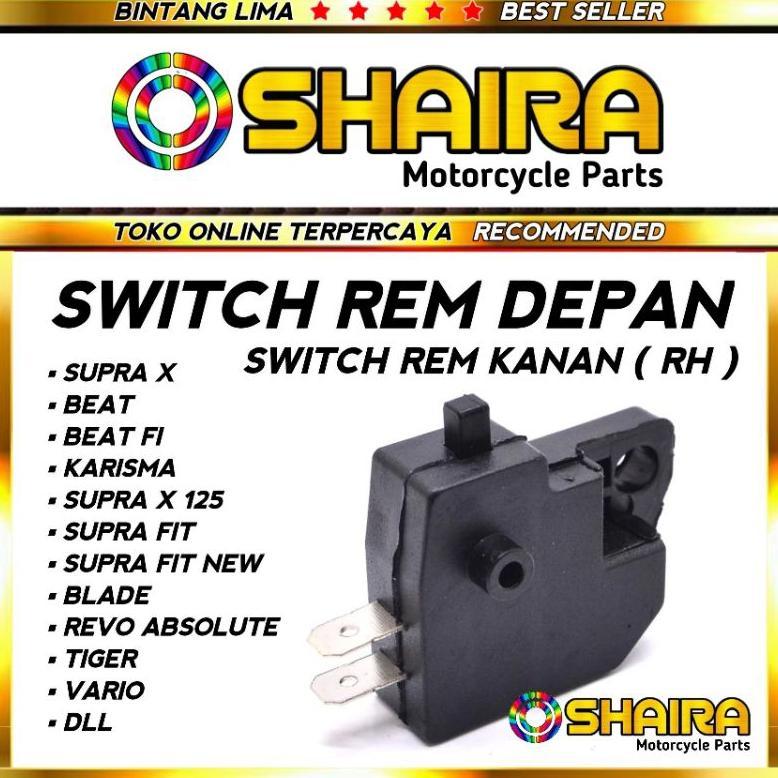 Termurah Switch Rem Depan Supra X 125/Switch Rem Depan Beat/Scoopy/Blade/Revo Abs/Universal