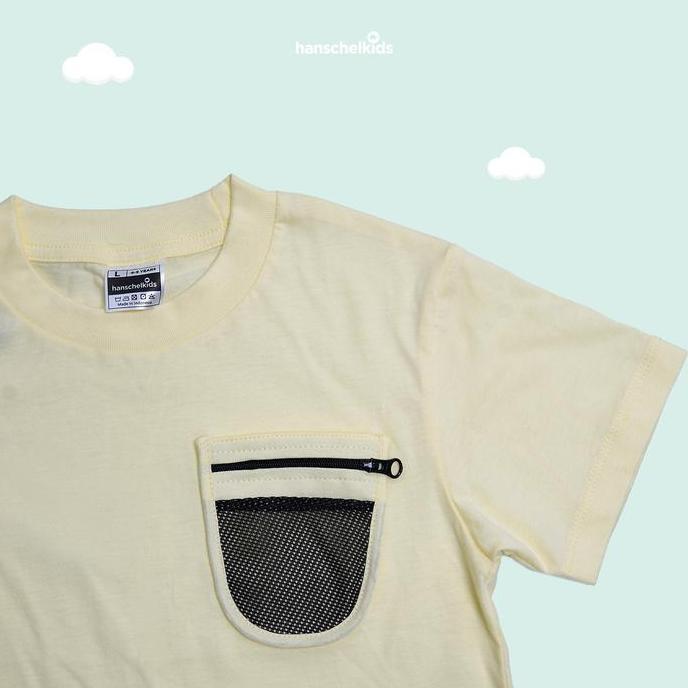 Hanschelkids - AMMAR POCKET ( Kaos Anak Unisex 1-10 Tahun )