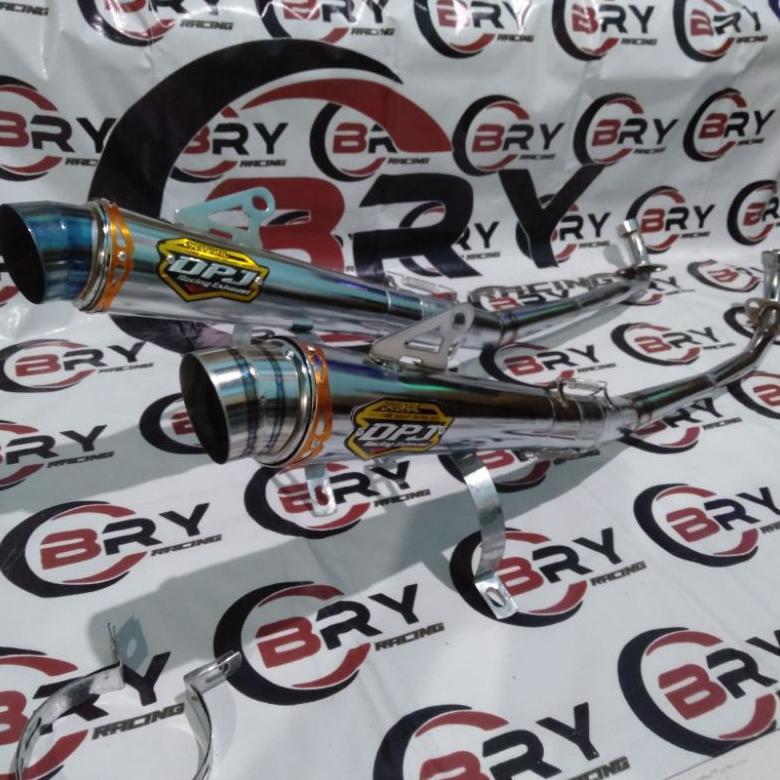 MEERAHSEMBADA KNALPOT DPJ RACING ABSHOLUTE REVO KARISMA BLADE REVO FIT ORIGINAL