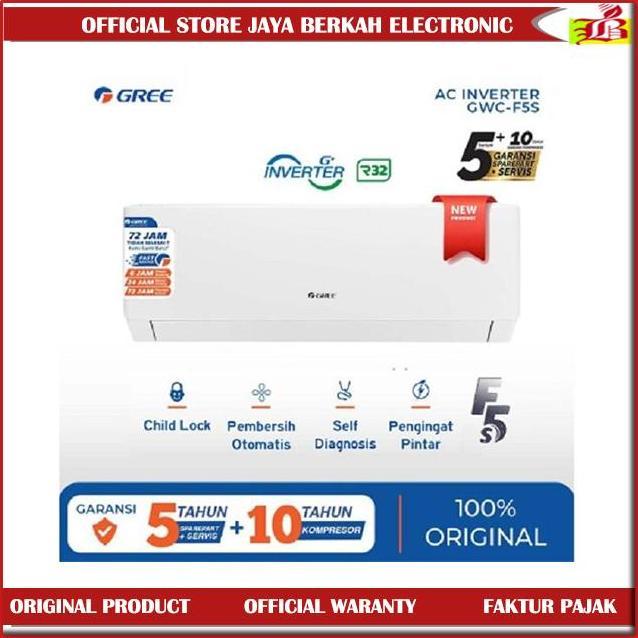 GREE AC INVERTER 0.5 PK GWC-05F5S / GWC05F5S GREE AC GWC-05 F5S AC GREE INVERTER SERIES R32 0.5 PK