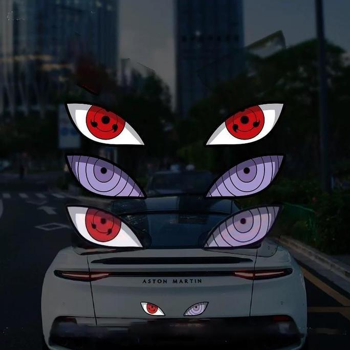 DIMOCAR Mobil Car Kabel Konsumsi Daya Rendah Car Lampu Mata/Lampu Hias Stiker Mobil/Lampu Led Keren/