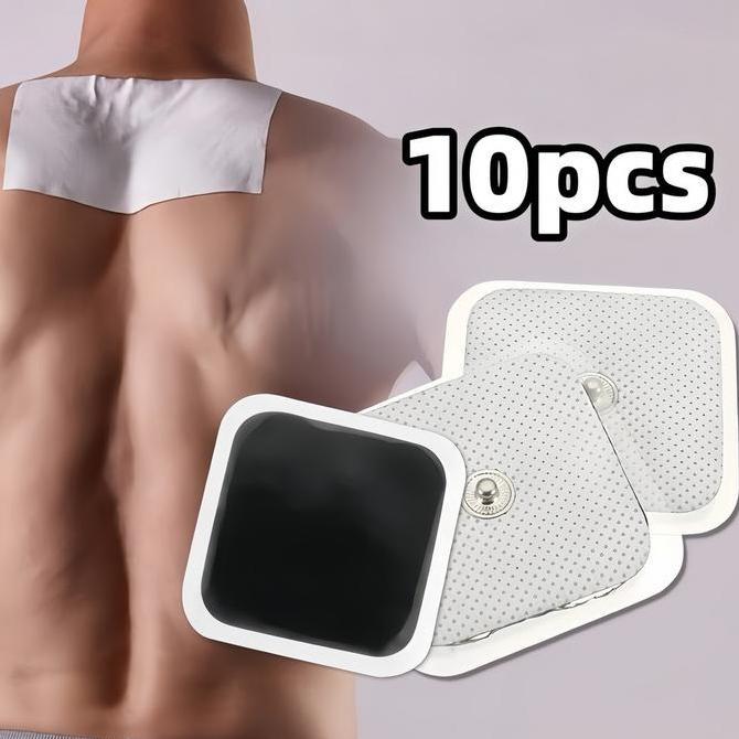 PONETTIA 10pcs/set Pad Tens Kancing Electrode Pads Beurer EM / Pad Electrode EMS / Pads Kancing 5x5c