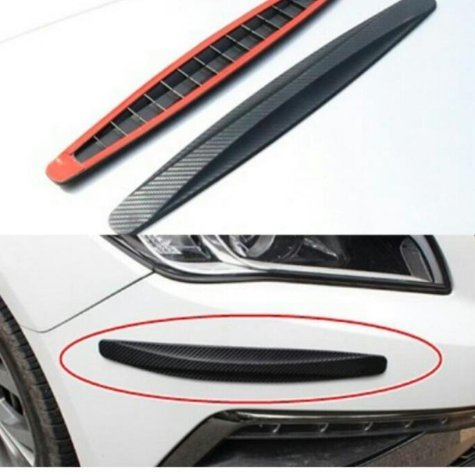 BUMPER GUARD CARBON UNIVERSAL MOBIL SIGRA BARU