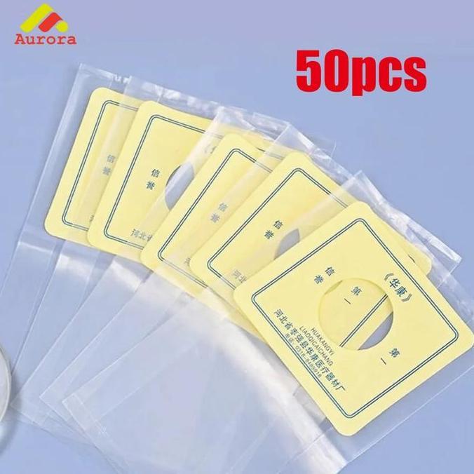 BIBULAS 50PCS/Set Kantong Kolostomi 6CM One-Piece Cut To Fit Untuk Stoma Ostomy Care Disposable Colo