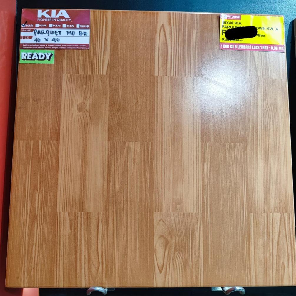 40x40 KIA Keramik Lantai Kasar Motif Kayu Aneka Motif - Keramik Motif Kayu Jepara