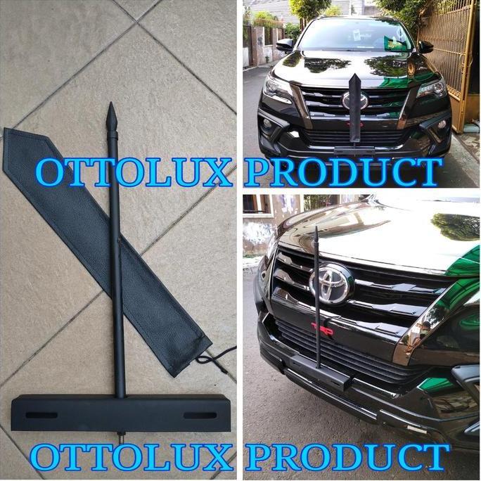 DASI MOBIL TIANG BENDERA MOBIL TIANG KOMANDO DI MOBIL MODEL PEJABAT PREMIUM