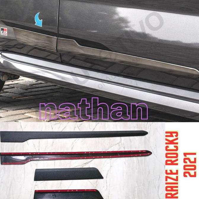 LIST BODY SAMPING MOBIL DAIHATSU ROCKY 2021 LIST BODY HITAM TERBATAS