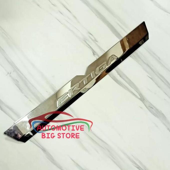 TRUNK LID ERTIGA LAMA LIST BAGASI BELAKANG ERTIGA 2012 2013 2014 CHROME EMBOSE HARGA KHUSUS