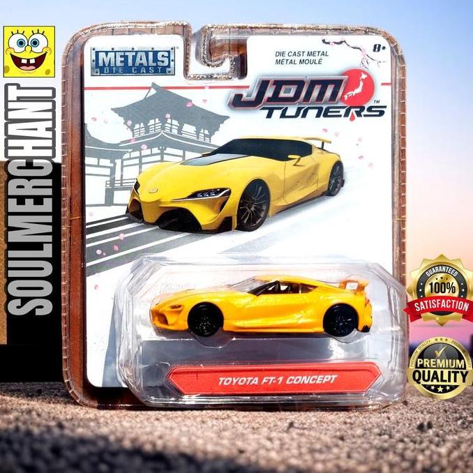 JADA JDM TUNERS TOYOTA FT-1 CONCEPT KUNING - FT 1 SKALA 64