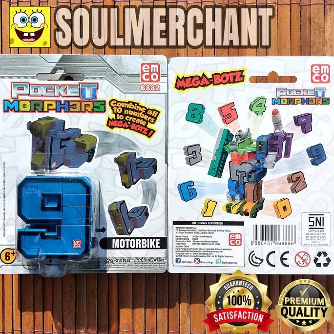 TRANSFORMERS POCKET MORPHERS NUMBER 9 - ORIGINAL EMCO