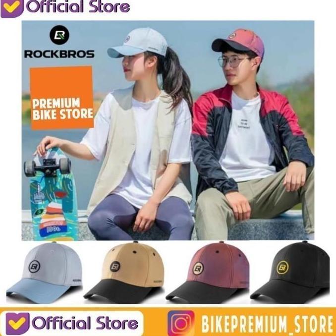 Topi Olahraga Sepeda ROCKBROS LF8041 Outdoor Cap Sport Hat Pria Wanita