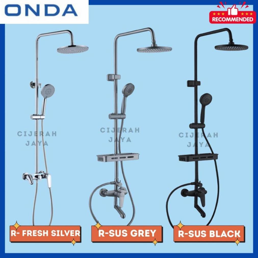SHOWER COLOUMN SET ONDA R-FRES / SHOWER TIANG PANAS DINGIN ONDA PREMIUM / SHOWER COLOMN PANAS DINGIN