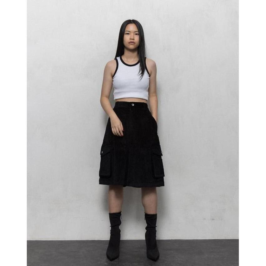 BLANC STUDIO - BALLOON CARGO SHORTS - BLACK
