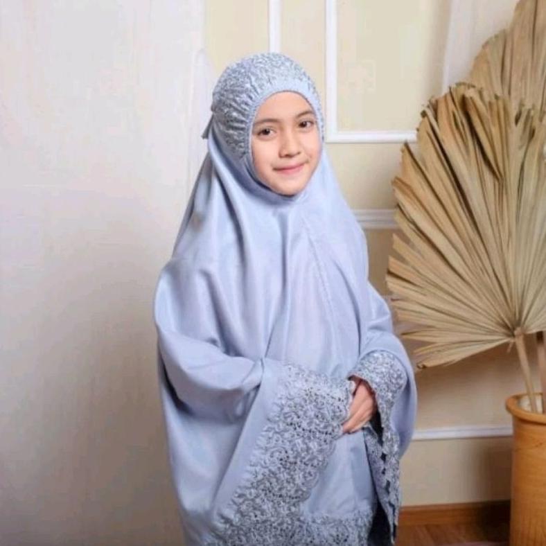 ORIGINAL MUKENAH ANAK SITI KHADIJAH EXSLUSIVE TERBARU USIA ANAK 6-12 THN TERMURAH