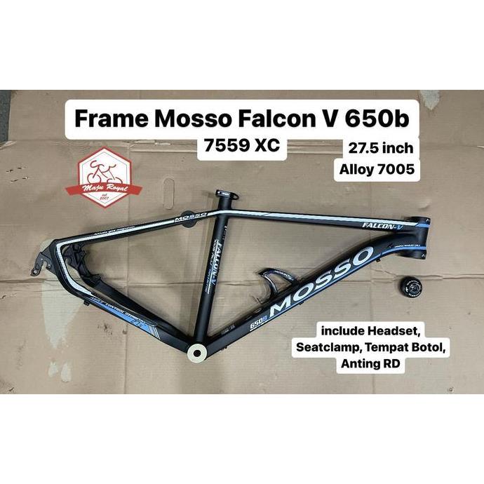 Frame Mtb Mosso 7559 XC Falcon V Alloy 27.5 inch Taiwan