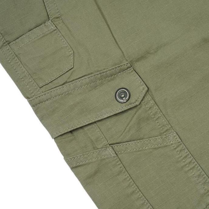 M.Gee Celana Cargo Pendek Pria Dewasa Mgee Rows C006 Lht Olive