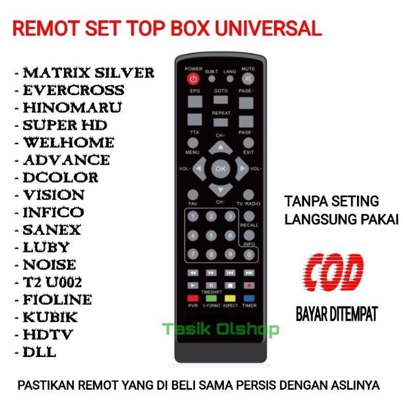 NAYLAGROSSIR REMOT DIGITAL SET TOP BOX T2 U002  LUBY ADVANCE INFICO VITARA FIOLINE FLECO GOLDSAT SUP