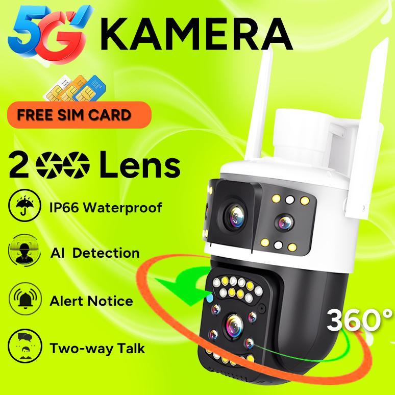 DORRLASTORE V380 PRO CCTV CCTV CAMERA HD 1080P 2 LENS OUTDOOR IP66 WATERPROOF AUTO TRACKING CCTV TER