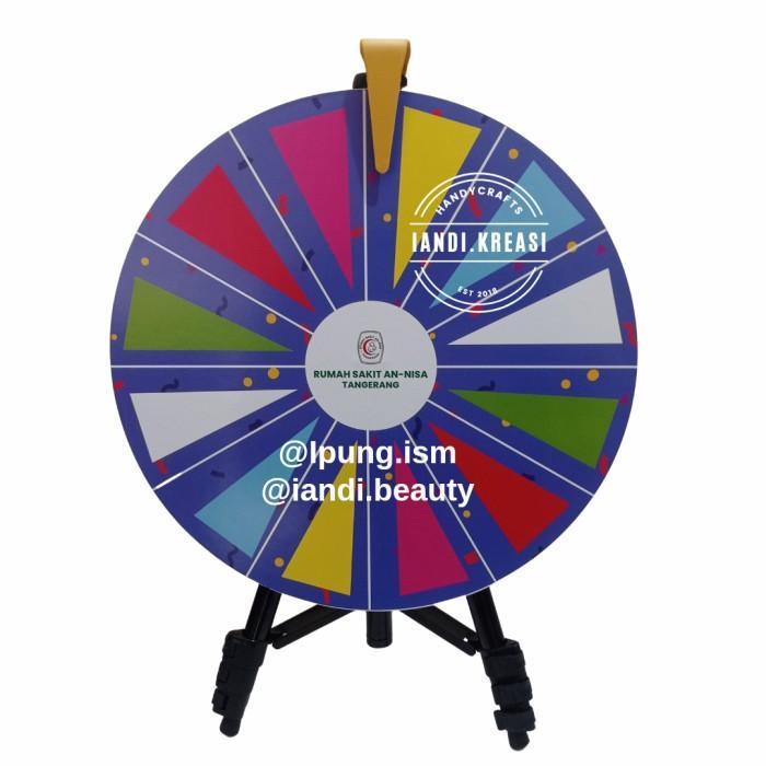 SPIN WHELL RAMADHAN/RODA UNDIAN / LUCKY SPIN/ROULETTE 30CM ORIGINAL DAN TERPERCAYA