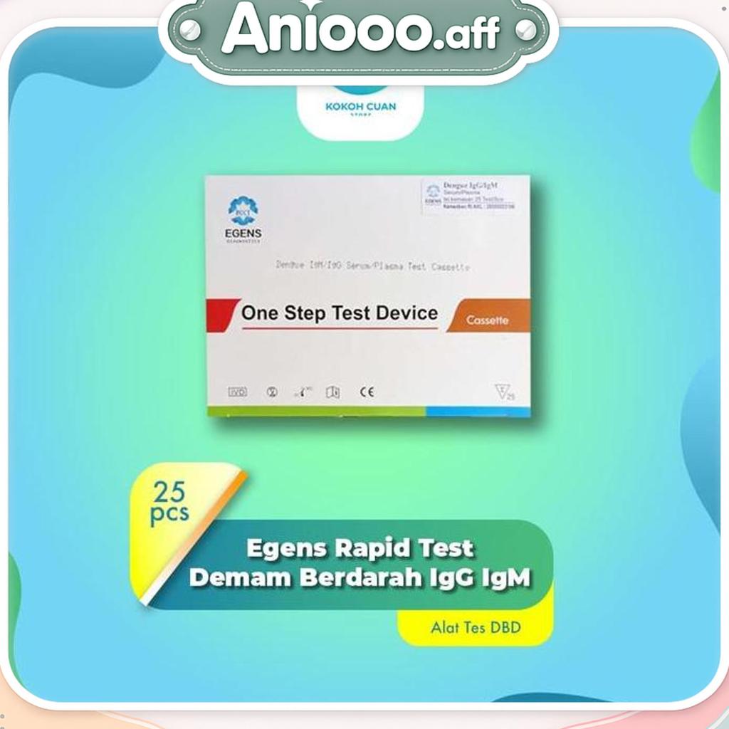 Egens Rapid Test Demam Berdarah Igg Igm Isi 25T Test Dbd Akl